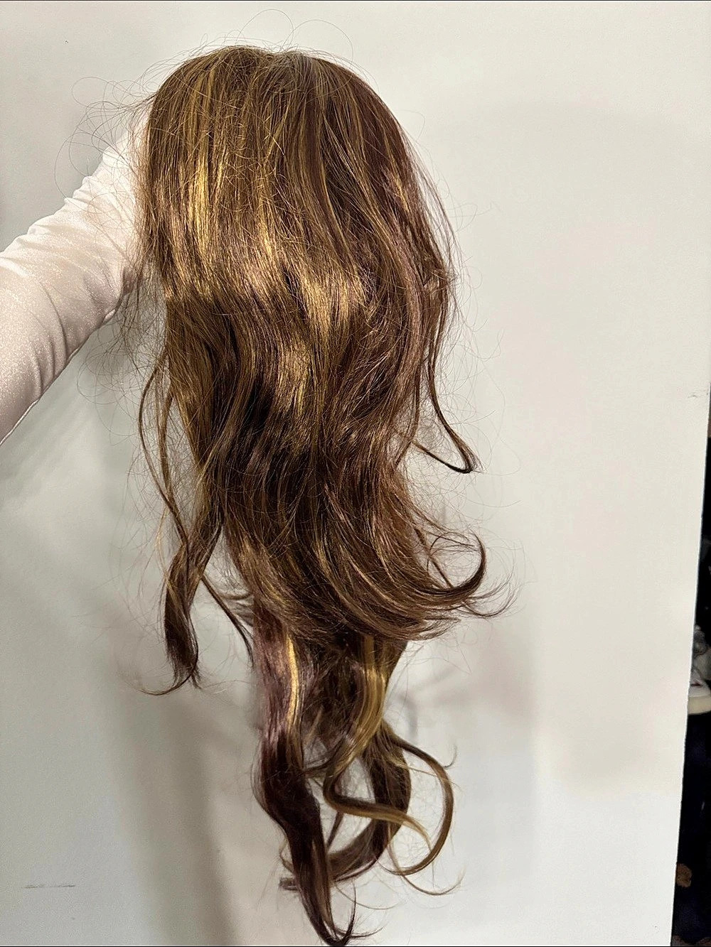 Long Wavy Brown & Blonde Wig 35.B